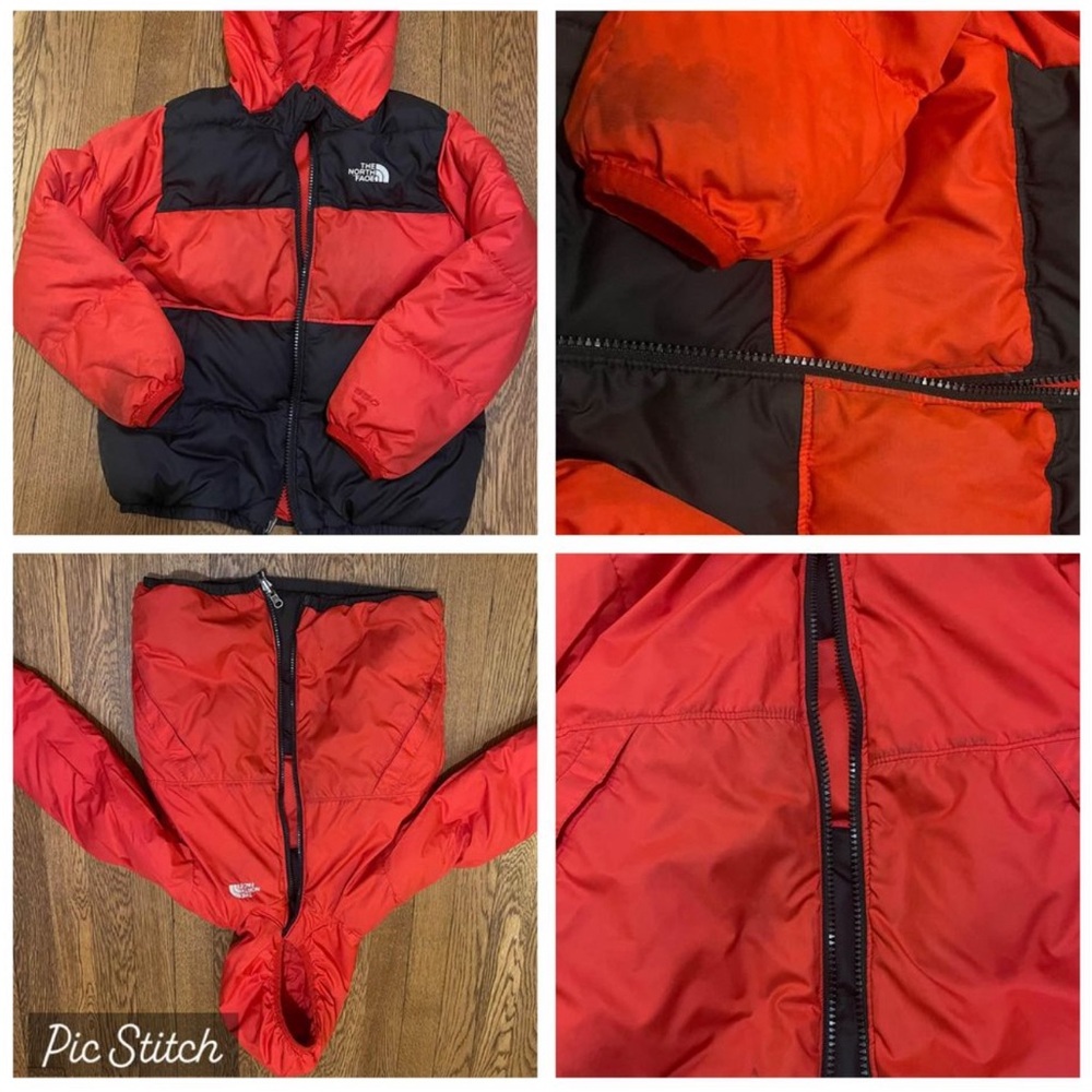 Boys Reversible Northface Puffer 550